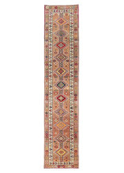 Kasrık Bereket Motifli El Dokuma Yolluk 77x359 cm