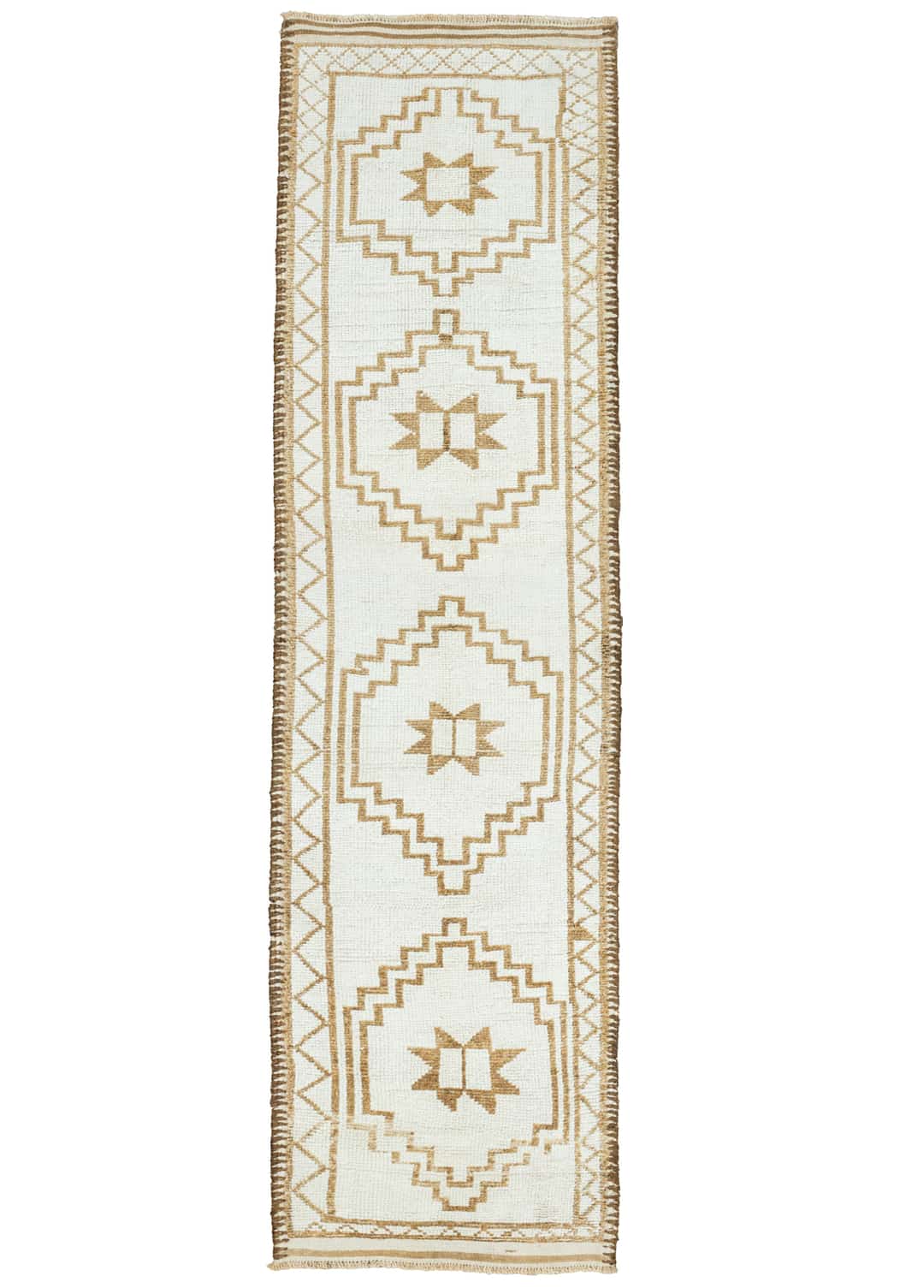 Ilgar Natural Renkli El Dokuma Yün Herki Yolluk 91x393 cm