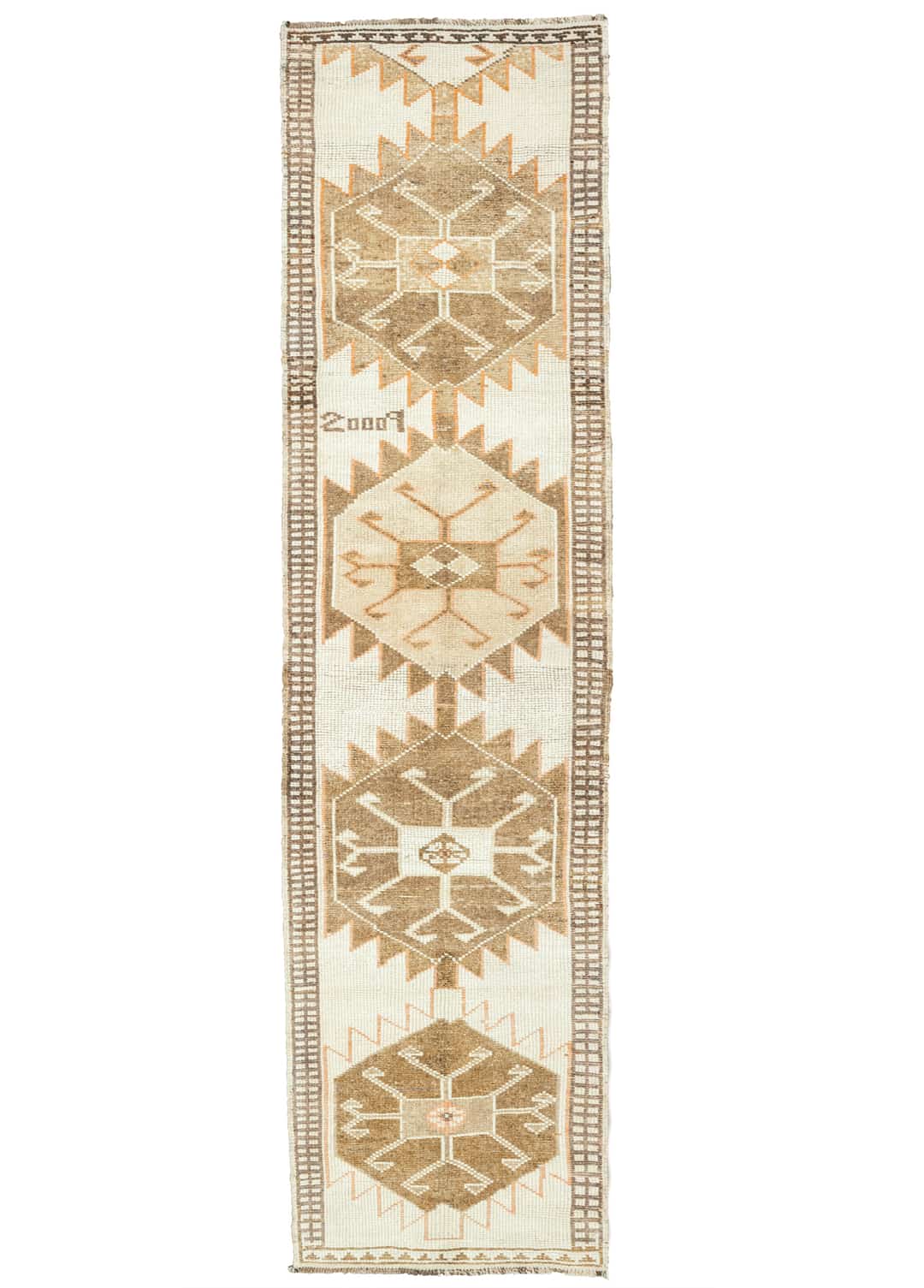 Linnae El Dokuma Herki Yün Yolluk 87x395 cm