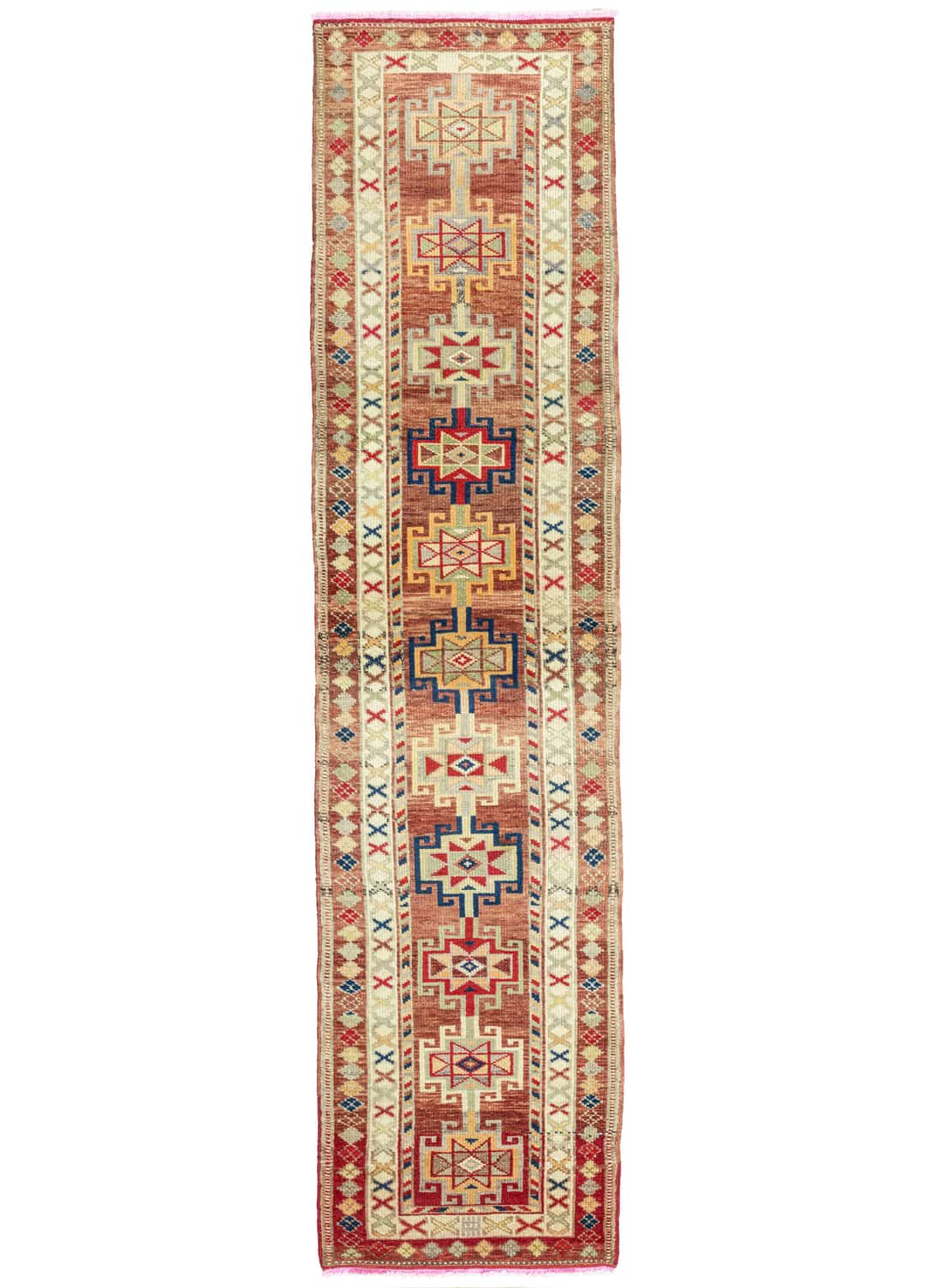 Aref Renkli El Dokuma Herki Yolluk 82x361 cm