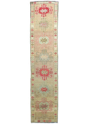Sayat İlkel Motifli El Dokuma Herki Yolluk 80x398 cm