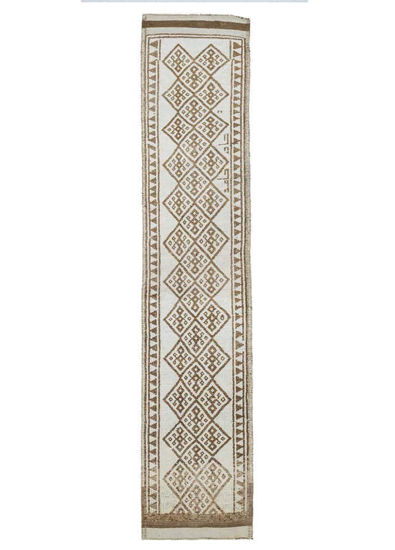 Girlevik Geometrik Desenli Modern Yolluk 84x376 cm