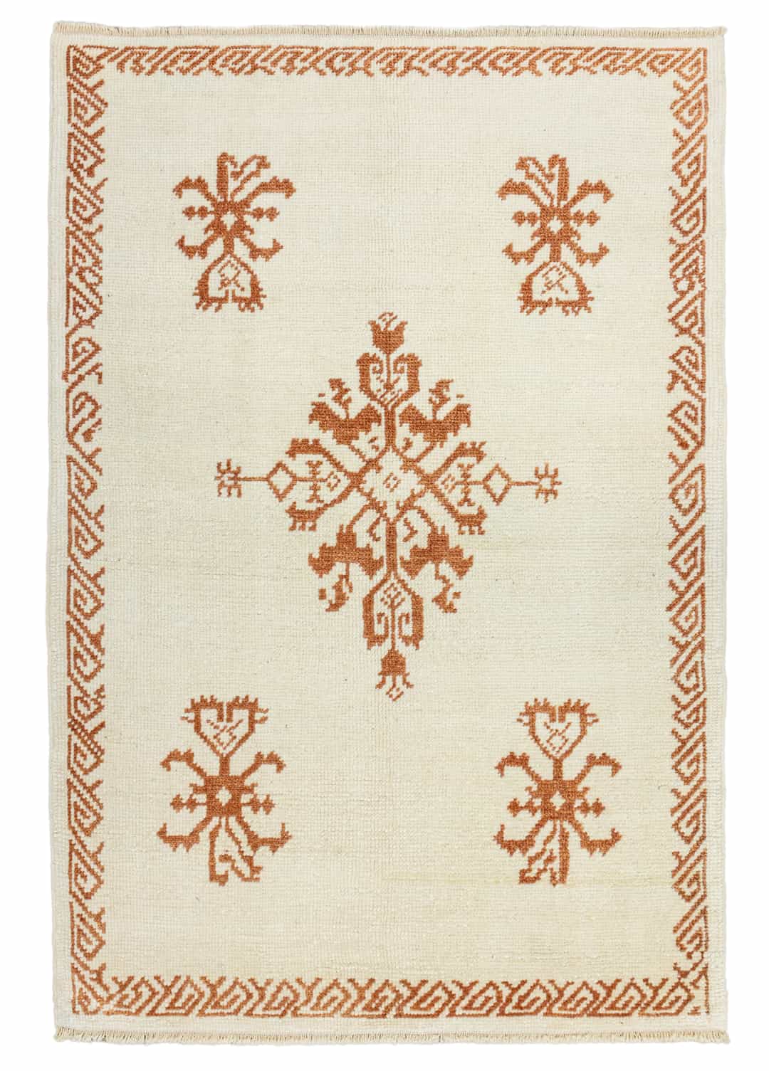 Tetsu İlkel Tasarımlı Yün Halı 122x183 cm