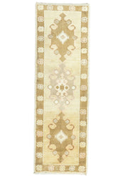 Simenit Natural Renkli Yün Yolluk 57x182 cm