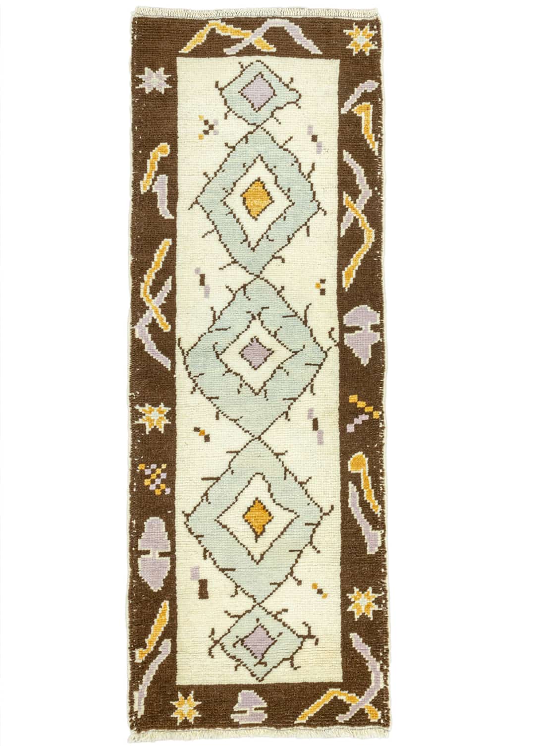 Daria İlkel Desenli El Dokuma Yolluk 57x155 cm