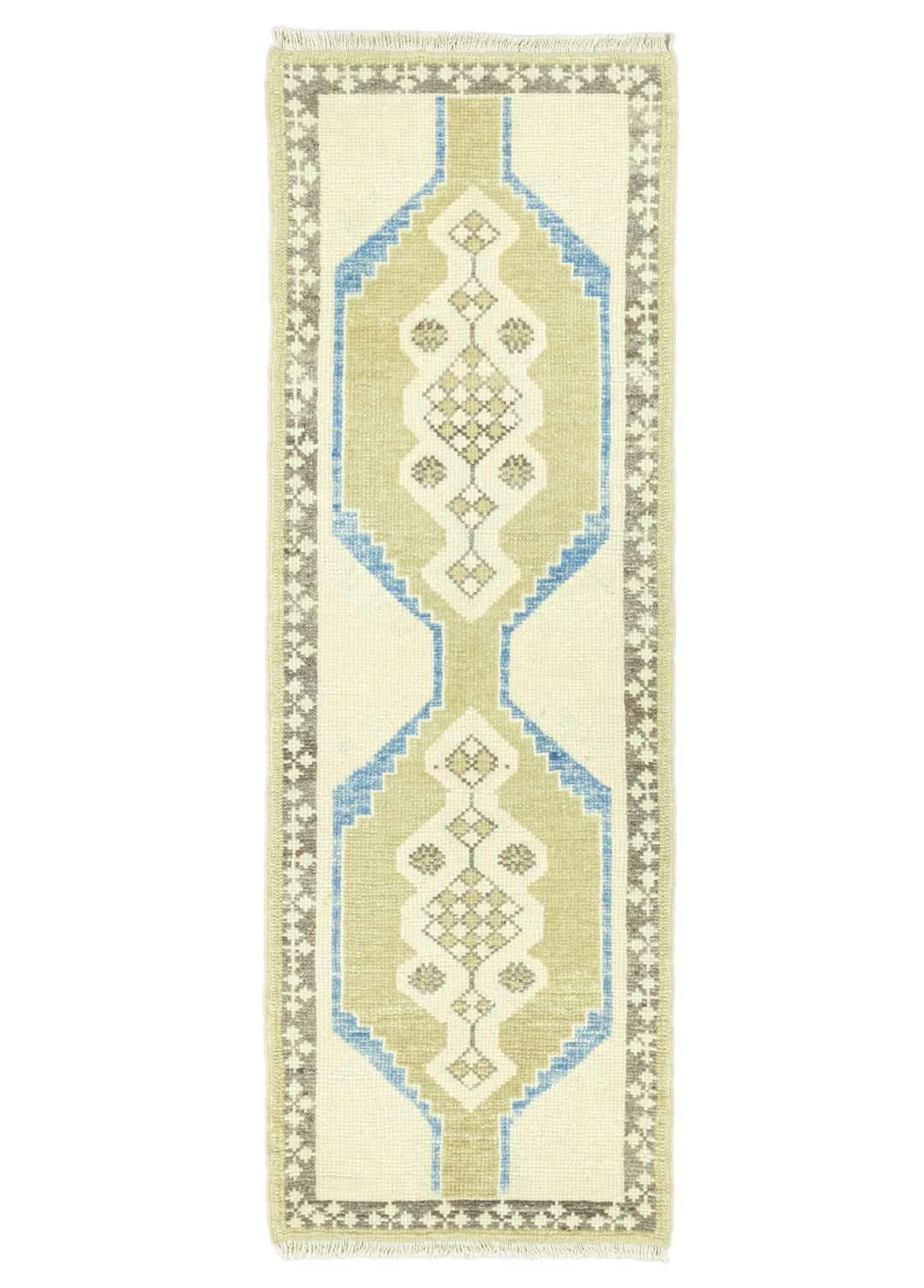 Crown El Dokuma Yün Uşak Yolluk 62x182 cm