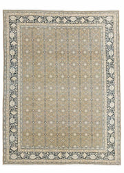 Eyvan Geometrik Çiçek Desenli El Dokuma İran Halısı 294x390 cm