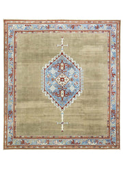 İnay Madalyon Desenli Uşak Halısı 407x450 cm
