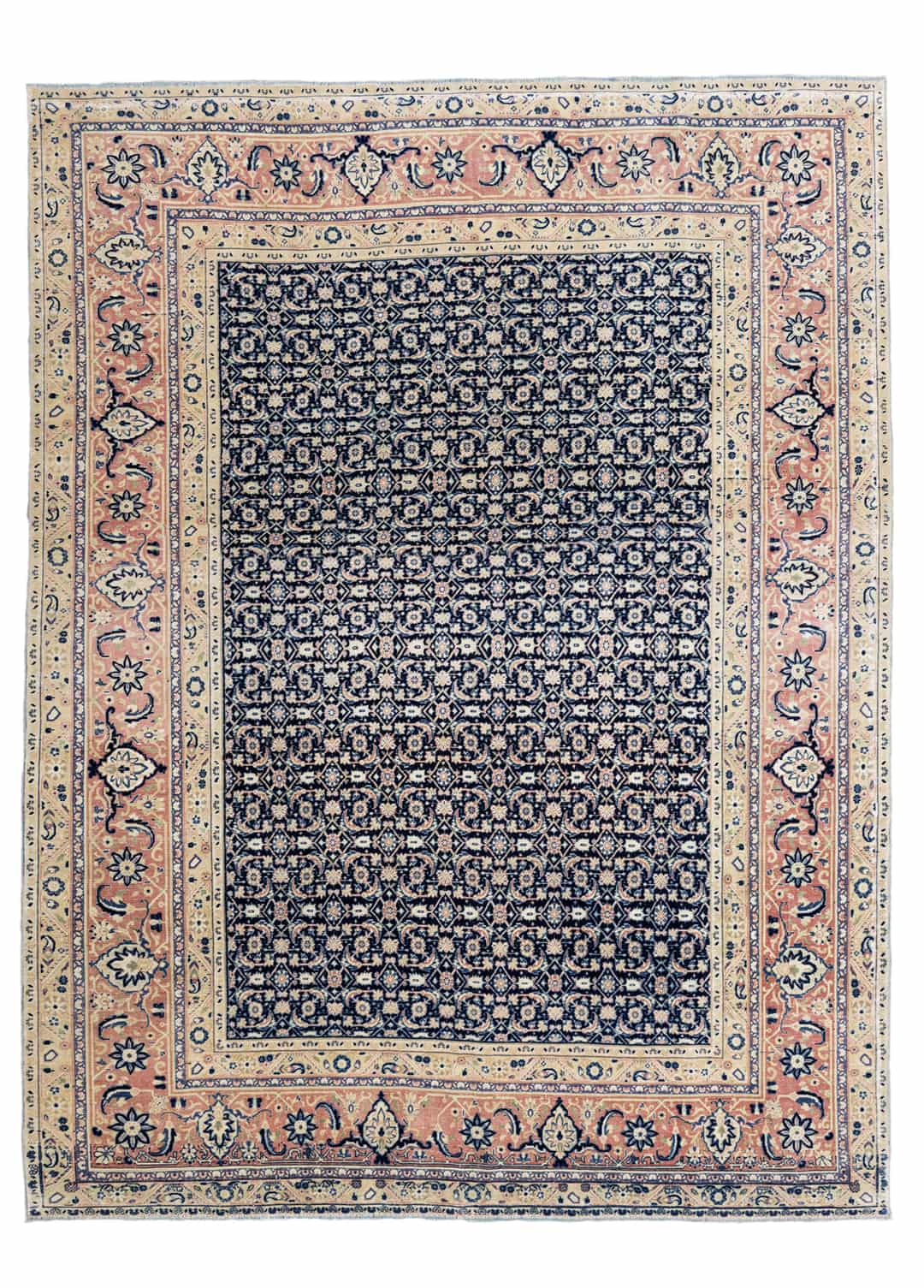 Dehloran Fish Design El Dokuma İran Halısı 251x328 cm
