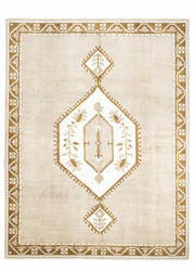 Mella Rustik Desenli El Dokuma Yün Halı 338x441 cm